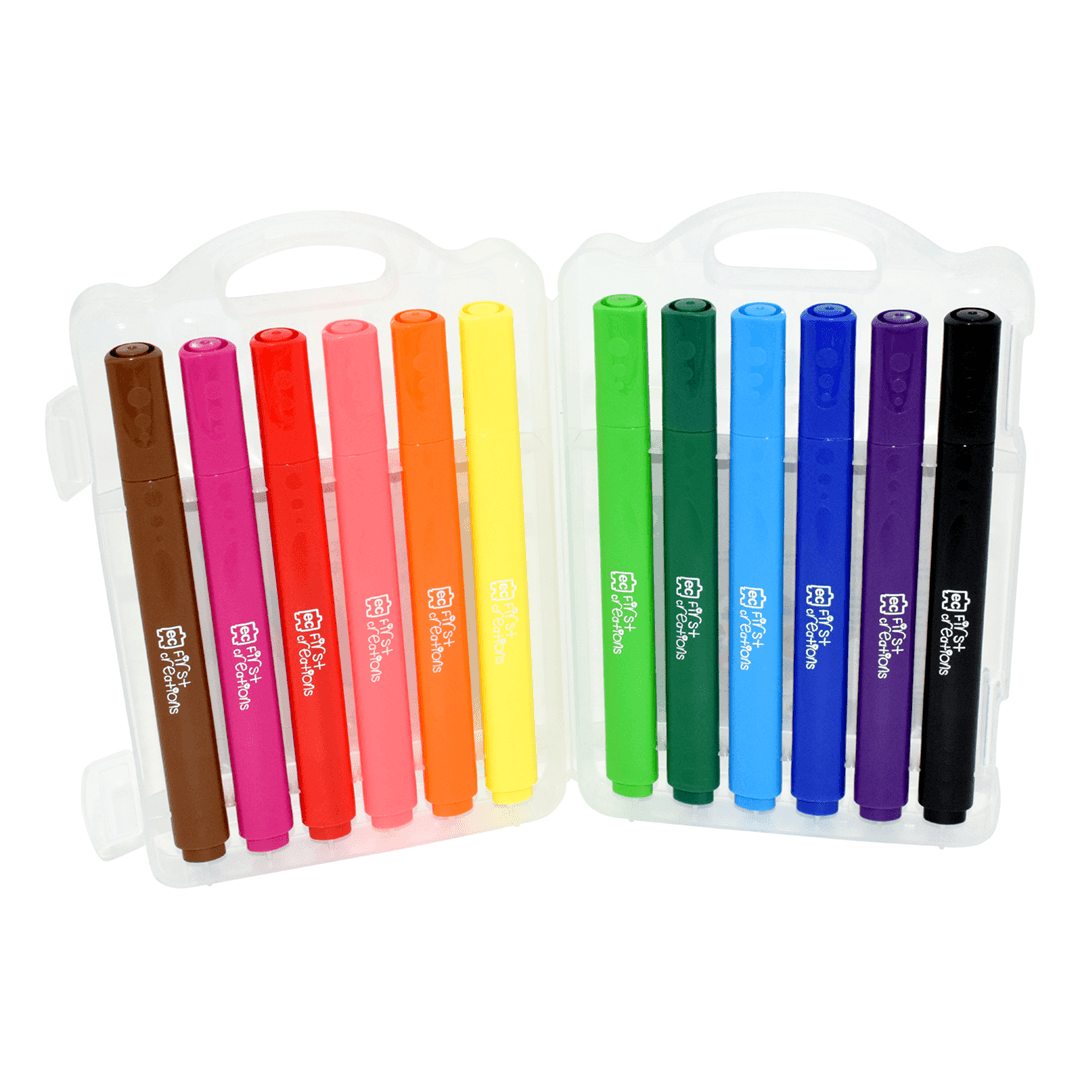 Easi-Grip Triangular Markers - Packet of 12
