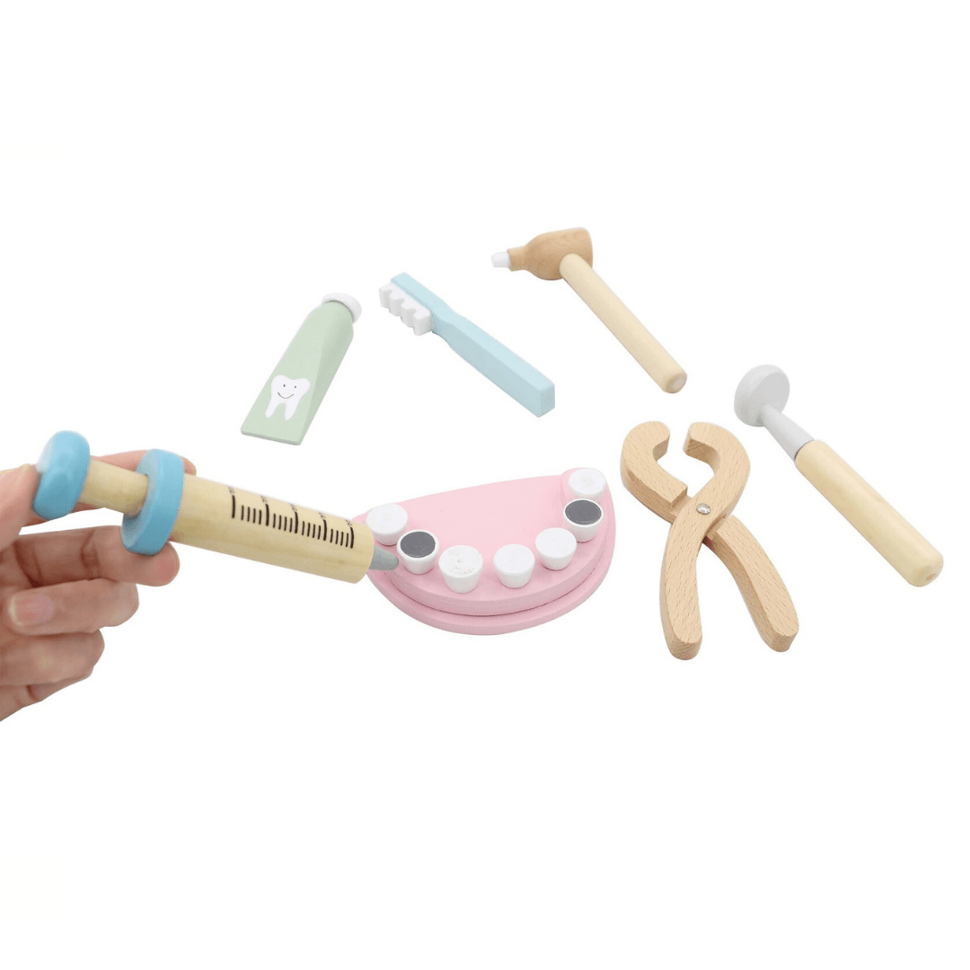 Dentist Play Set in Tin Case