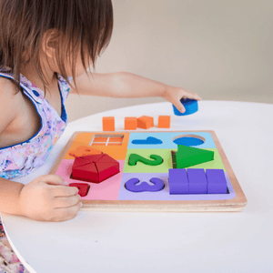 Chunky Jigsaw Number and Fraction Puzzle