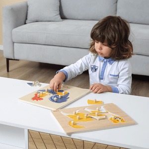Montessori Wooden Puzzle - Hippo
