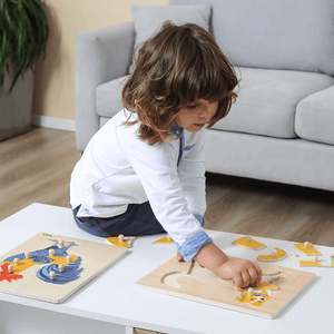 Montessori Wooden Puzzle - Hippo