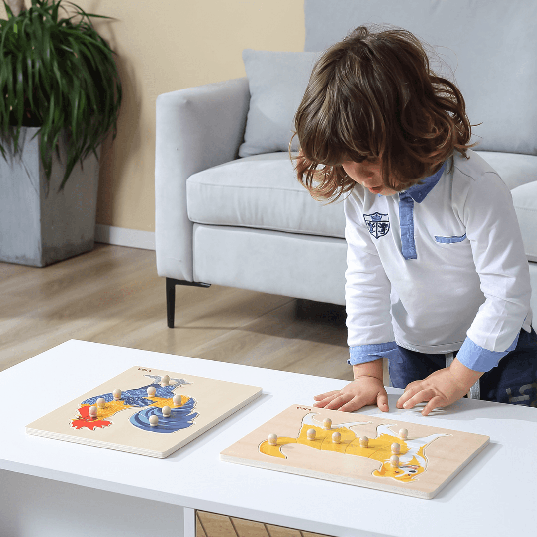 Montessori Wooden Puzzle - Zebra