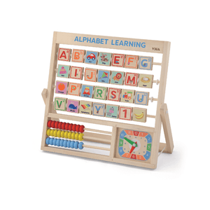 Alphabet Abacus with Clock
