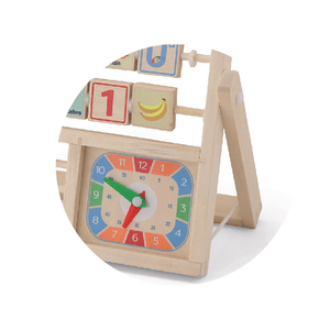 Alphabet Abacus with Clock