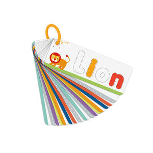 Alphabet Puzzle Cards on Ring
