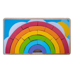 Chunky Block Rainbow Puzzle