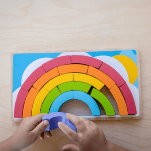 Chunky Block Rainbow Puzzle
