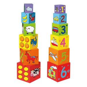 Colourful Nesting & Stacking Cubes