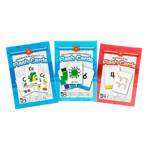 Early Learning Flash Cards - Set of 3
