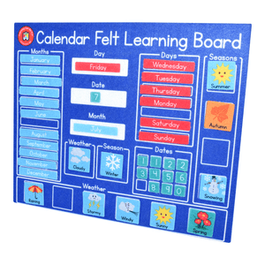 Felt Learning Board - Calendar