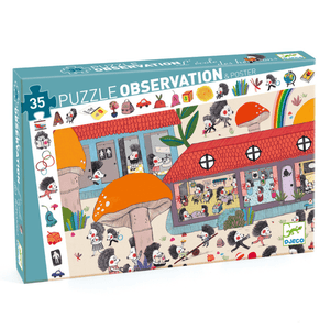 Hedgehog School Observation Puzzle - 35 pieces