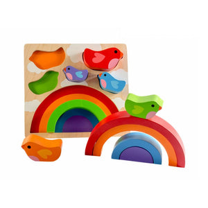 Kiddie Connect - Bird and Rainbow Puzzle - CleverStuff