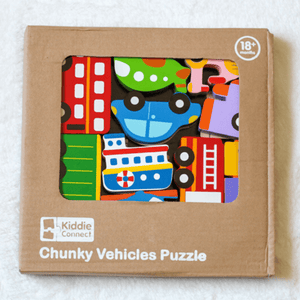 Vehicles in the City Chunky Puzzle