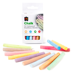 Coloured Chalk - 12 Pack