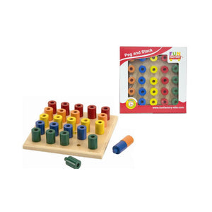 Fun Factory - Peg and Stack Board - CleverStuff