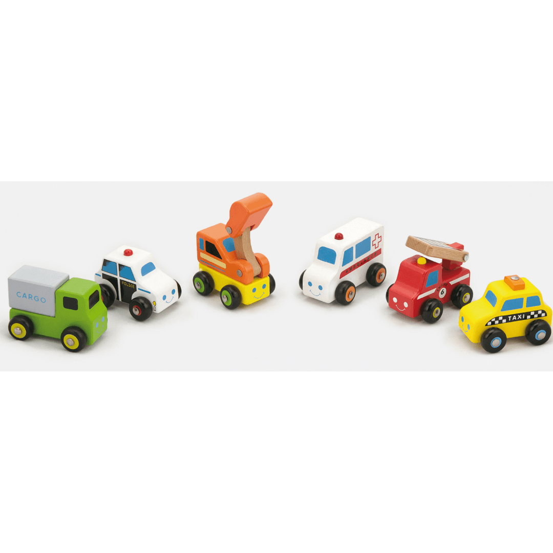 Mini Vehicles - Set of 6