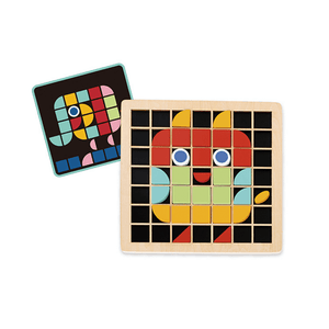 Mosaic Wooden Board and Tiles