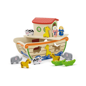 Noah's Ark Shape Sorter with Chunky Animals