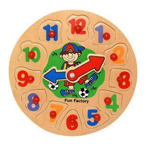 Puzzle Clock - Soccer Boy