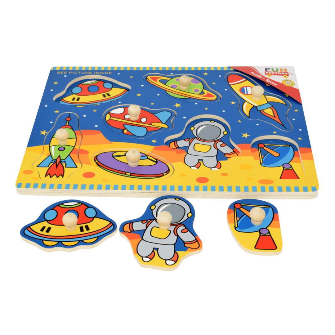 La Belle Toys - Space Puzzle with Knobs - CleverStuff