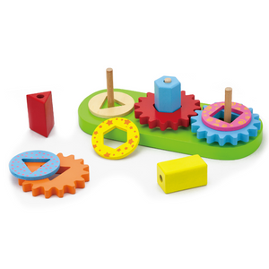Stacking Blocks with Gears and Shapes