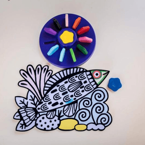Toddler Flower Crayons - Set of 12