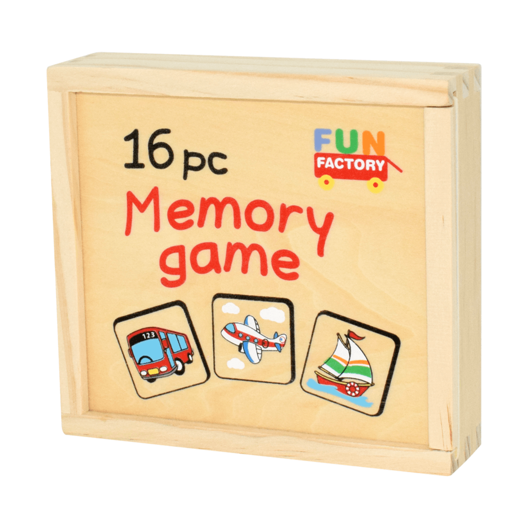 Fun Factory - Transport Memory Game - 16 piece - CleverStuff
