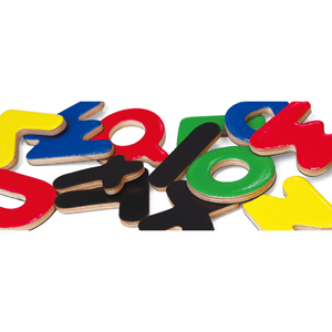 Wooden Magnetic Letters Upper / Lower 52pce