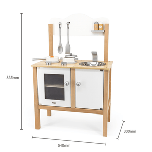 Wooden Noble Kids Kitchen with Accessories