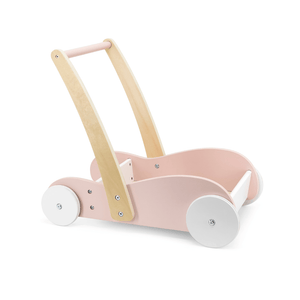 Wooden Push Along Moover - Pink