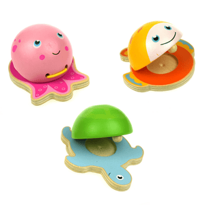 Wooden Sealife Castanets