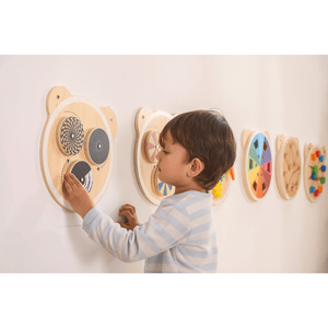 Wooden Wall Toy - Sliding Ball