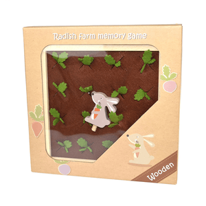 Wooden and Felt Memory Farm Game