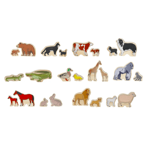 Wooden Animal Family Pairs