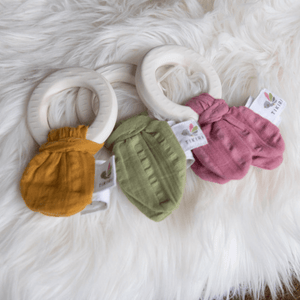 Organic Cotton and Natural Rubber Teether