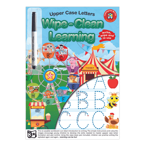 Wipe-Clean Learning Book - Upper Case Letters