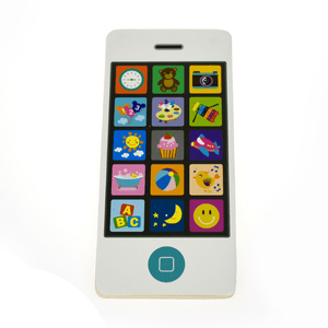 Wooden Chalkboard Notebook with Play Phone
